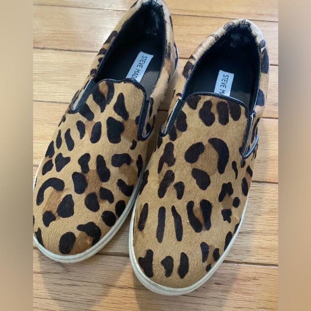 Steve Madden leopard‎ shoes 8 1/2